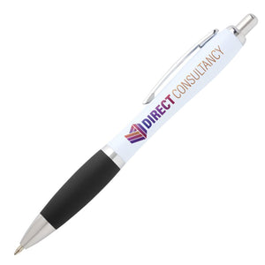 Curvy Nash Recycled Pens - White