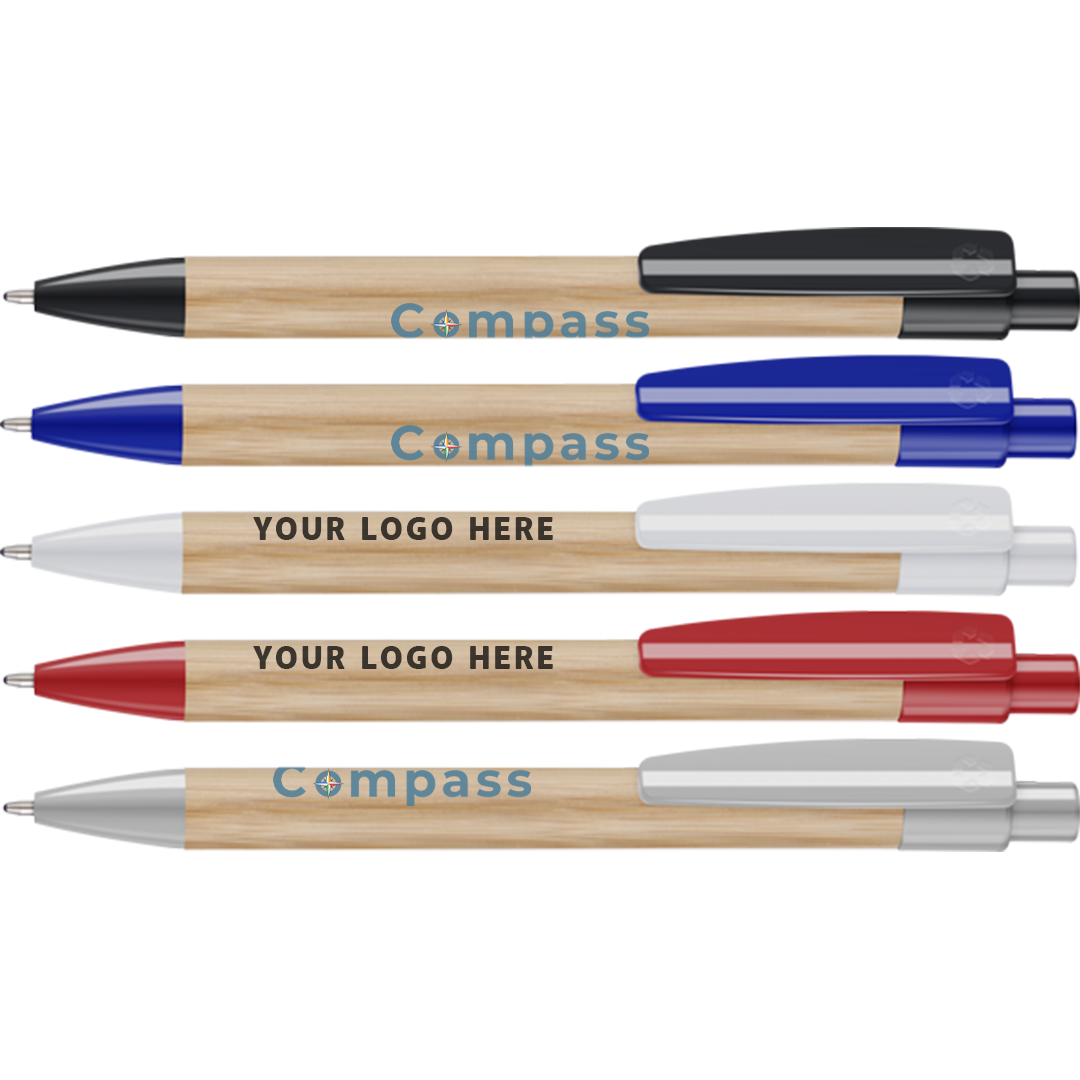 branded Panda Bamboo Ballpens