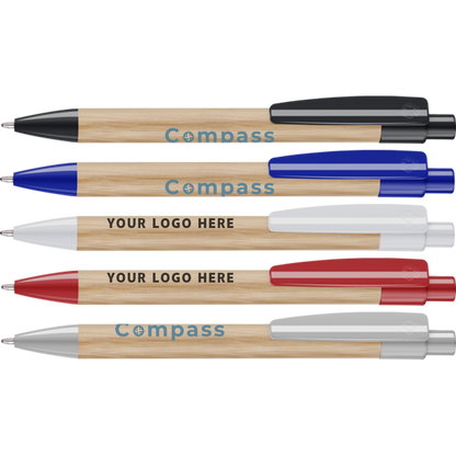 branded Panda Bamboo Ballpens