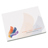 branded sticky notes A7, A7 Post it Notes printed with logo UK