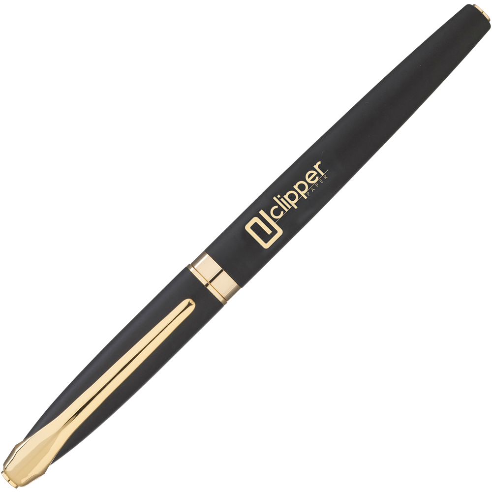 Branded Ballad Gold Roller Ball Pens