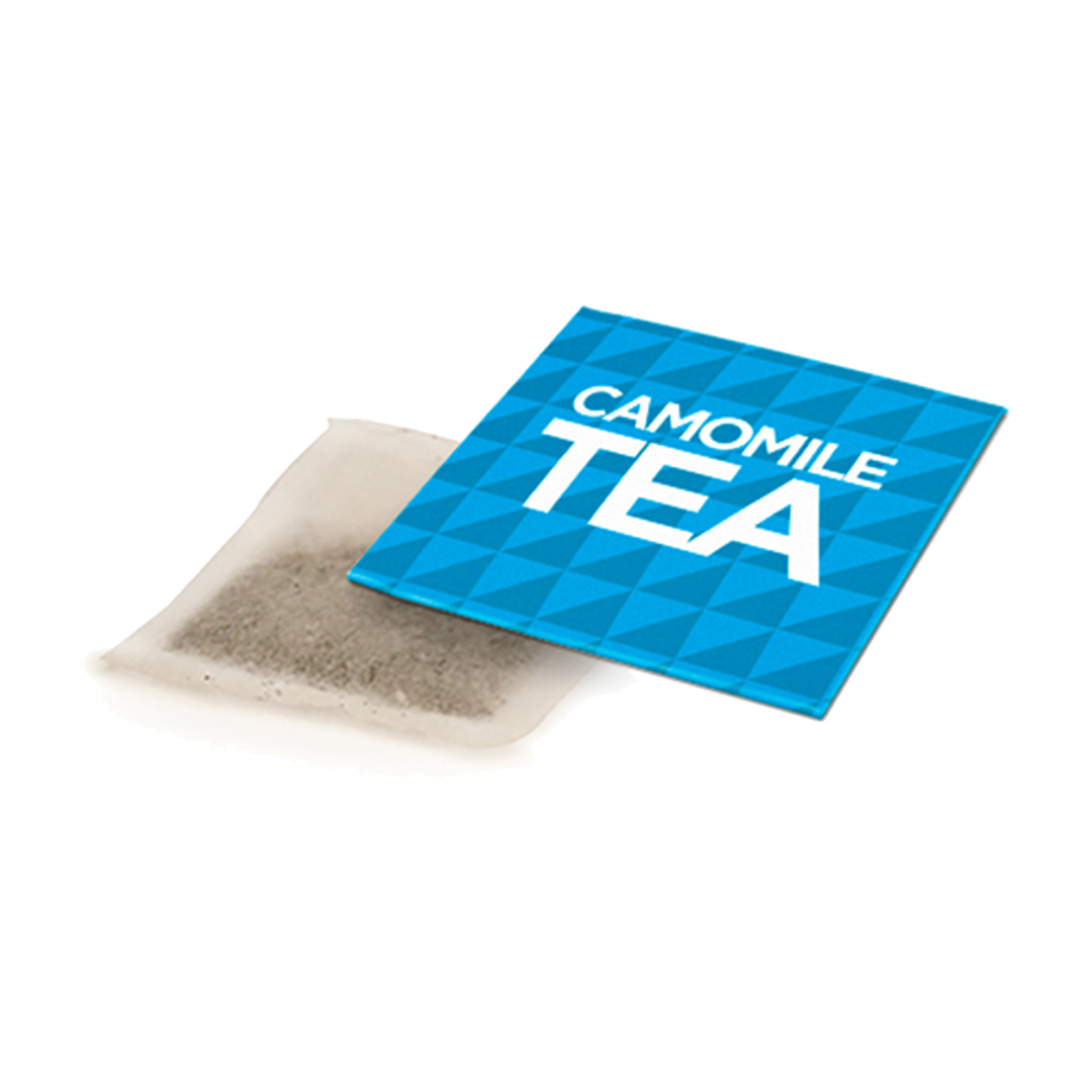 branded camomile tea UK, tea branded with logo