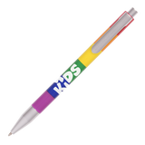 Cayman rainbow pens, printed cayman ballpens, branded cayman rainbow pens uk
