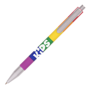 Cayman rainbow pens, printed cayman ballpens, branded cayman rainbow pens uk