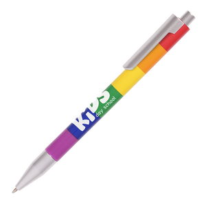 Cayman rainbow pens, printed cayman ballpens, branded cayman rainbow pens