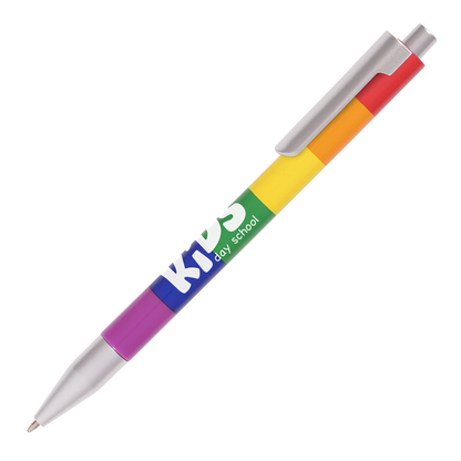 Cayman rainbow pens, printed cayman ballpens, branded cayman rainbow pens