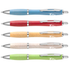 branded contour colour wheatstraw pens, printed wheatstraw pens