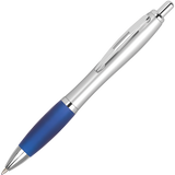 Promotional Curvy Pens - Silver