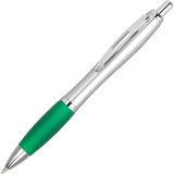Promotional Curvy Pens - Silver