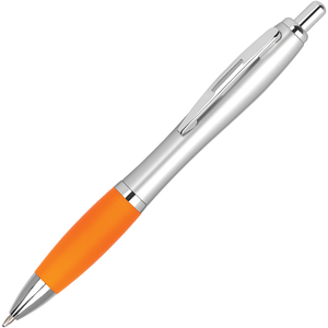Promotional Curvy Pens - Silver