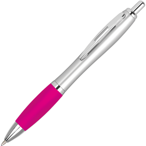 Promotional Curvy Pens - Silver