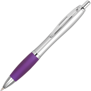 Promotional Curvy Pens - Silver