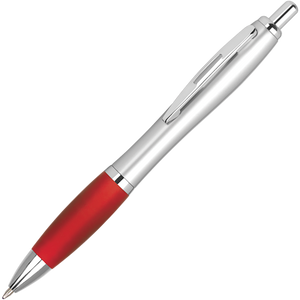 Promotional Curvy Pens - Silver
