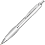 Promotional Curvy Pens - Silver