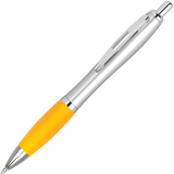 Promotional Curvy Pens - Silver