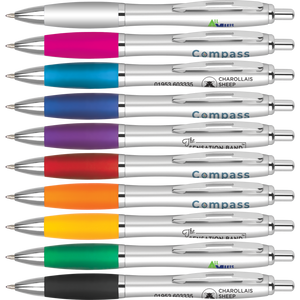 branded Contour Pens Argent, PG Promotional Item©