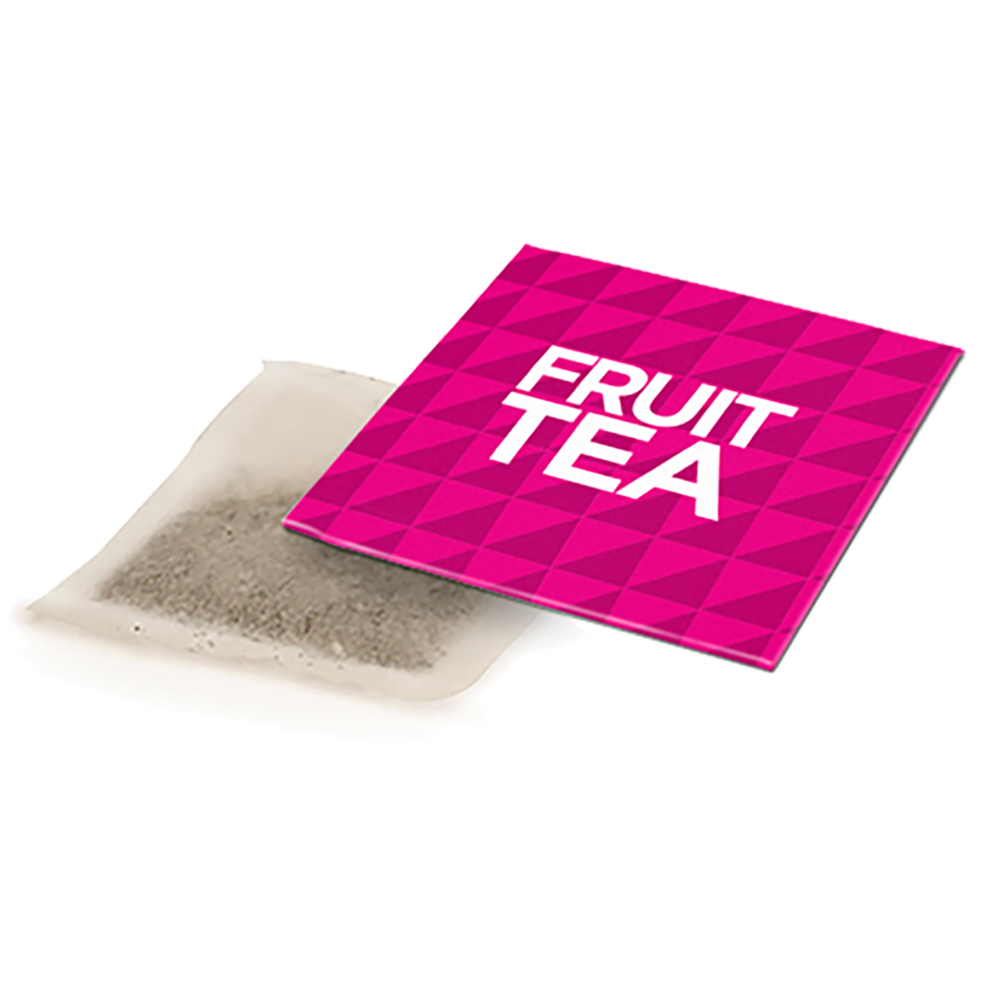 branded fruit tea bag