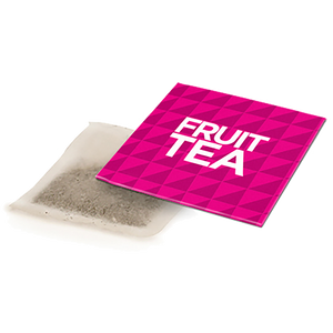 branded fruit tea bag