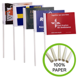 Branded festival flags, printed hand flag, 