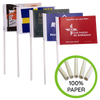 Branded festival flags, printed hand flag, 