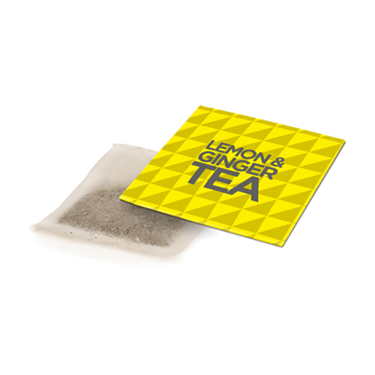 Branded Lemon & Ginger Tea Bags in Envelope UK