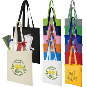 Branded Madras Tote Bags 6oz