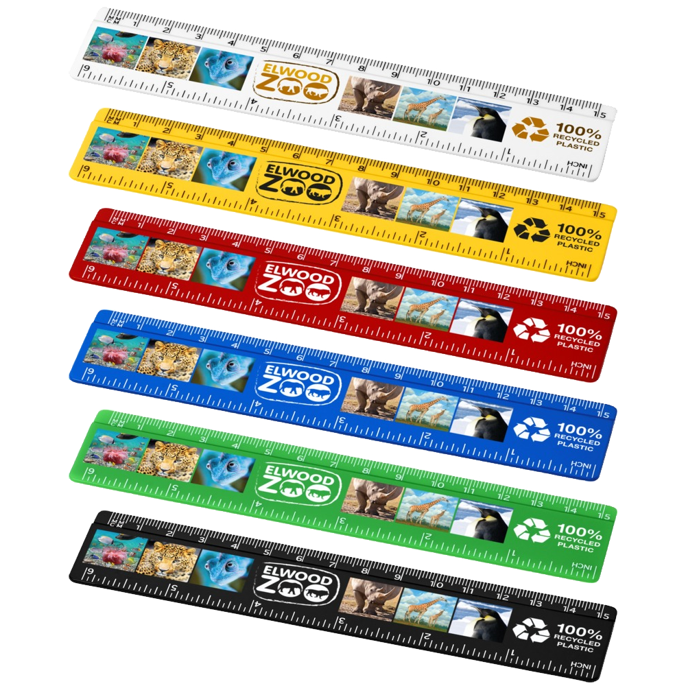 branded rulers UK, Printed 15cm Rulers