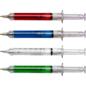 branded Syringe pens uk express, printed logo on pens that look like syringes