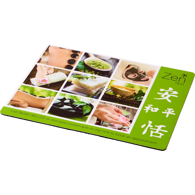 Q-Mat® rectangular mouse mat - Solid black - PG Promotional Items