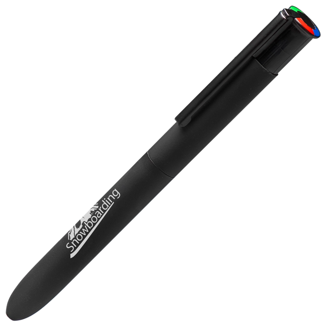 Quatro GRS Recycled Ballpens, Chilli concept 4 colour