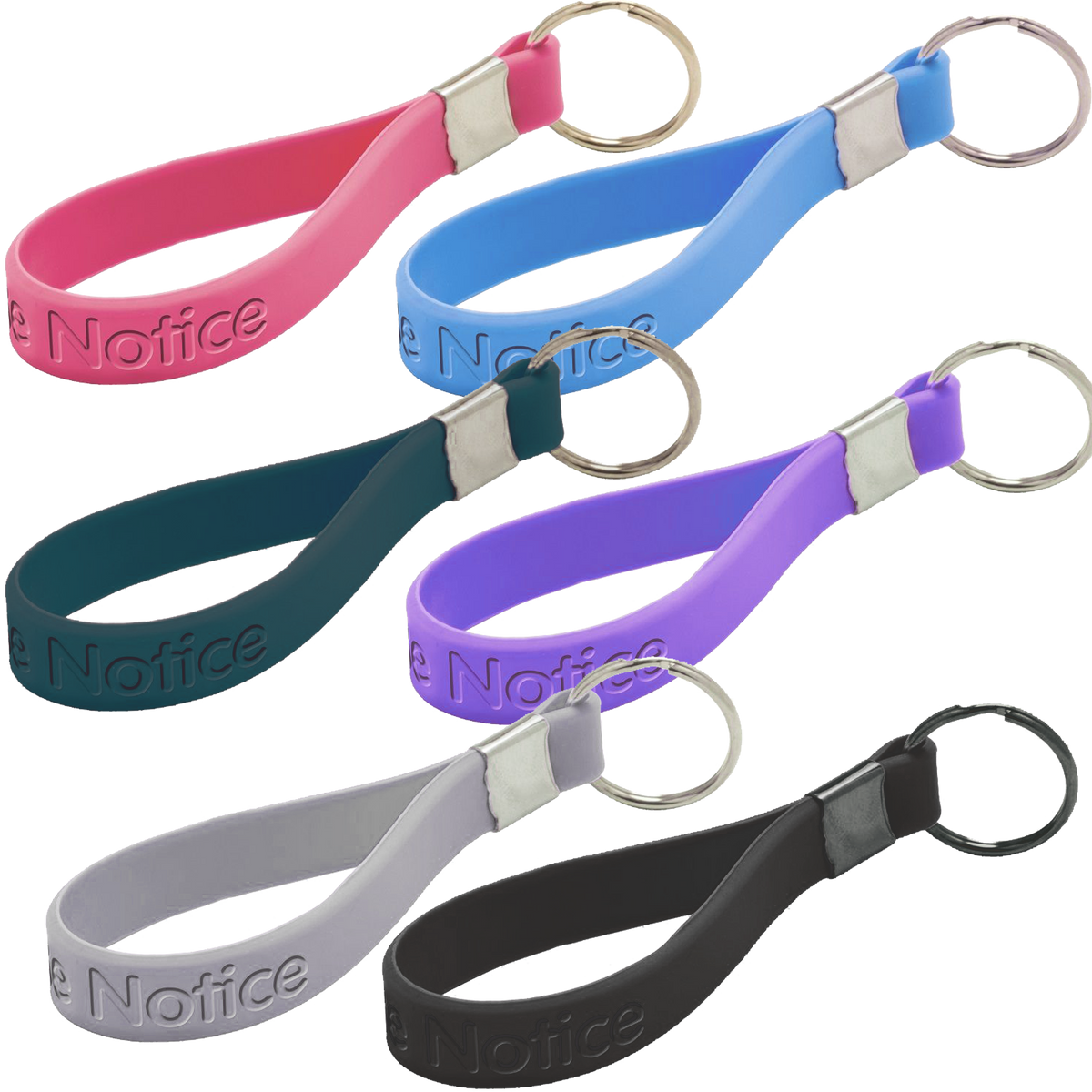 Branded Recessed Adloop Keyrings - PG Promotional Items