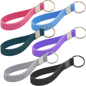 Branded Recessed Adloop Keyrings - PG Promotional Items