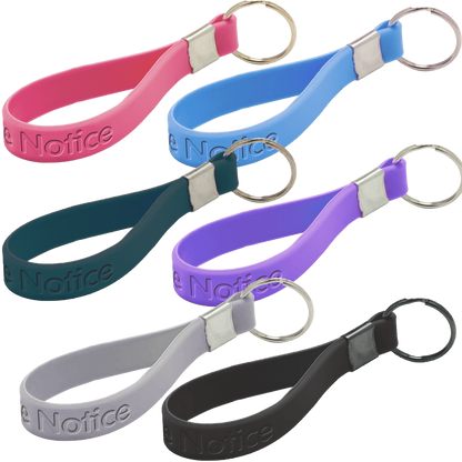 Branded Recessed Adloop Keyrings - PG Promotional Items