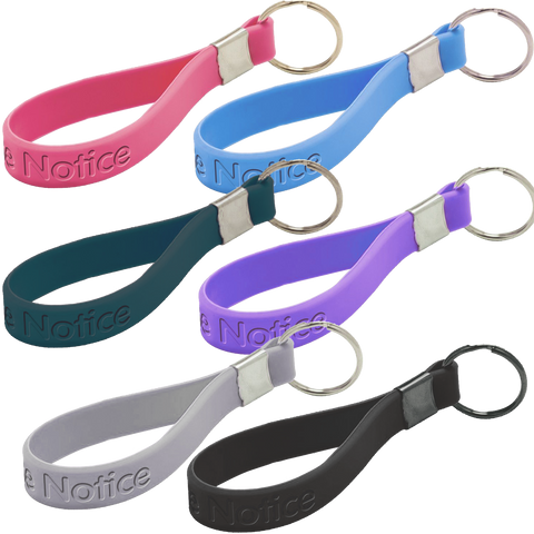 Branded Recessed Adloop Keyrings - PG Promotional Items