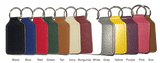 Recycled Leather Keyrings PG PromotionAL Items branded leather garage keyrings UK