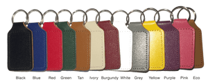 Recycled Leather Keyrings PG PromotionAL Items branded leather garage keyrings UK
