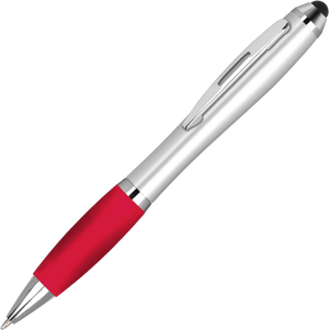 Curvy Stylus Pens - Silver