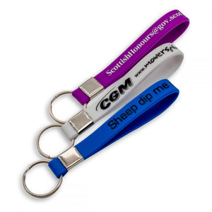 branded ad loops - silicone - PG Promotional Items