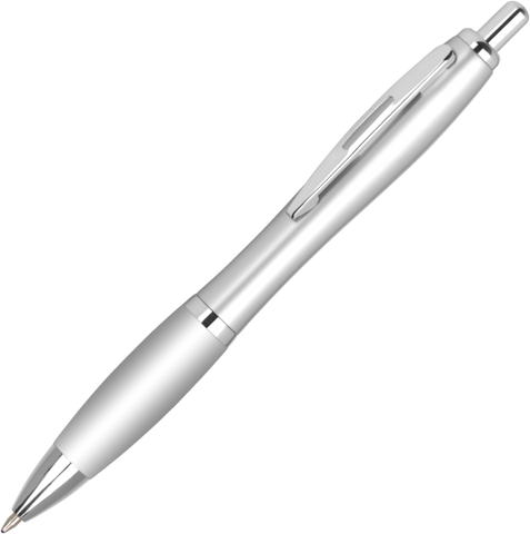 Curvy Ballpens - Silver Barrel