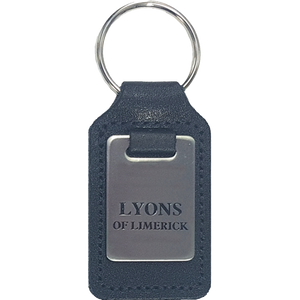 Square Shaped Keyfob with Stainless Steel Medallion MQ1S, Garage branded keyrings, where do Ford get their keyrings printed?