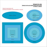 Printed Stickers - Various Sizes - PG Promotional Items