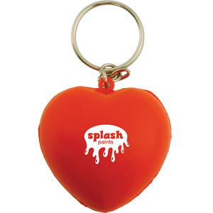 Branded Stress Heart Keyrings - PG Promotional Items