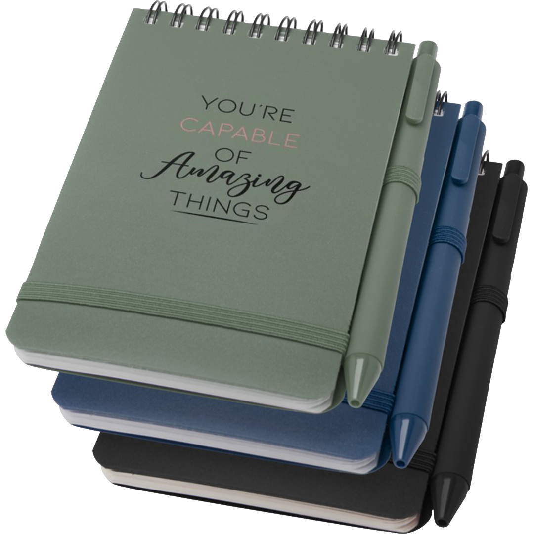 Thalaasa A6 ocean-bound notebook with ballpoint pen
