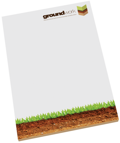 branded a6 sticky notes, a6 post it notes printed