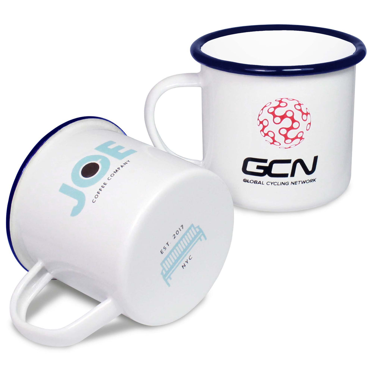 10oz Enamel Mugs - White