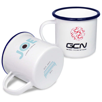 10oz Enamel Mugs - White