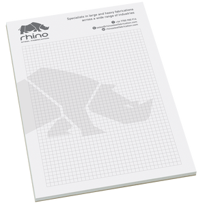 Branded a5 desk pads UK, Printed pads with your company logo - PG Promotional Items