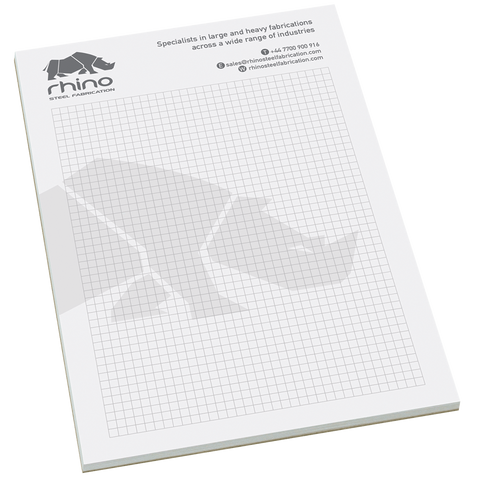 Branded a5 desk pads UK, Printed pads with your company logo - PG Promotional Items