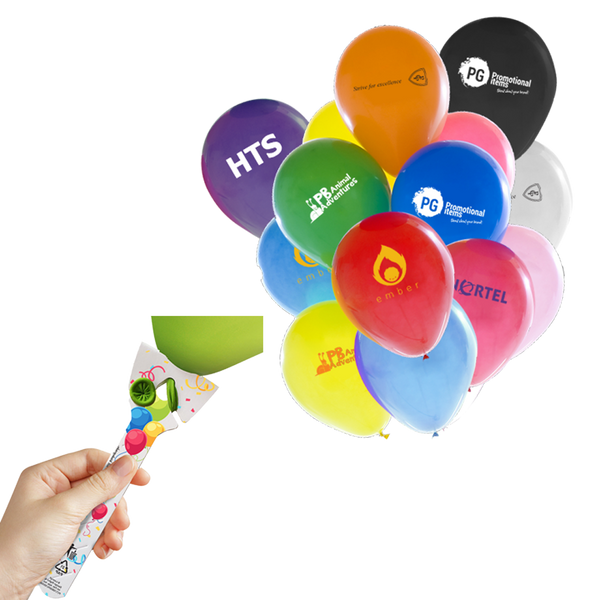 10" Balloons & Grips Package