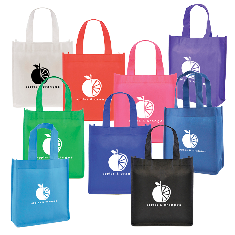 branded small tote bags, Dunluce bags printed cheap